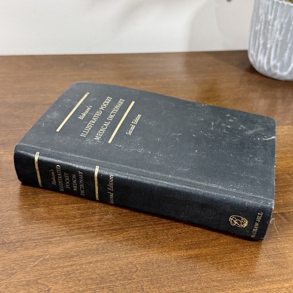 Blakiston's Illustrated Pocket Medical Dictionary Second Edition 1960